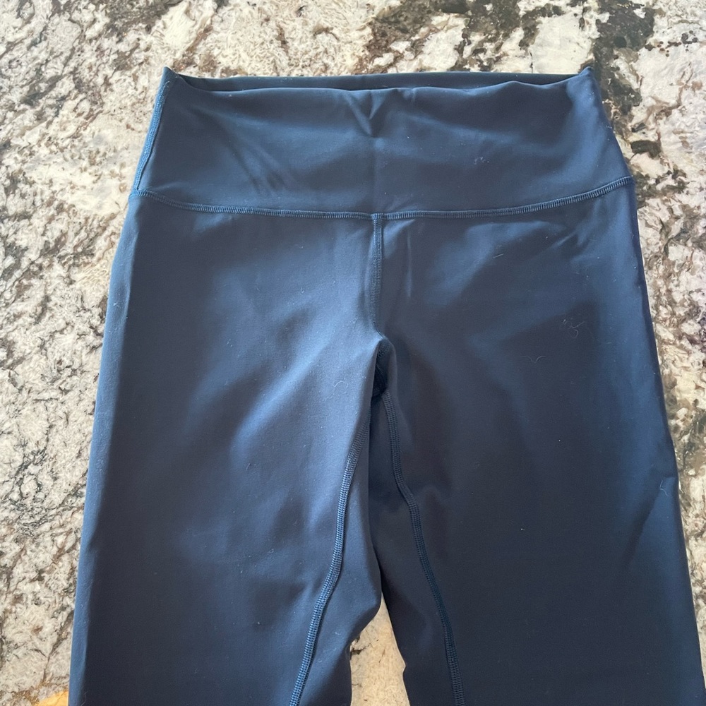 Lululemon light n tights, soft, navy